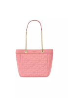 Kate Spade Kate Spade Spade Flower Tote Bag Quilted Fabric In Terracotta KK156