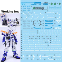 for Daban PG 1/60 MBF-P03 Astray Blue Frame D.L Model Master pre-Cut Water Slide Caution Warning Detail up Decal Stickers P19 DL