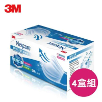 【4盒組】3M Nexcare 7660C 成人醫用口罩 清爽藍 (50片/盒)