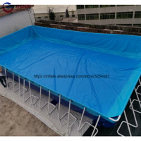 Customized Above Ground Swimming Pool Intex Metal Frame Pool For Park
