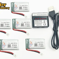 1000mAh 3.7V 902540 25c LiPo Battery + USB Charger for SYMA X5C X5 X5SW X5HW X5HC RC Drone Quadcopter Spare Battery Parts