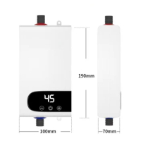 Electric Water Heater Battery Powered Portable Electric Water Heater Electric Faucet Water Heater