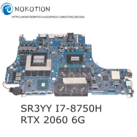 NOKOTION CN-0T3CD6 0T3CD6 T3CD6 VULCAN15_N18E MAIN BOARD For DELL G5 15 5590 G7 17 7790 Laptop motherboard i7-8750H RTX 2060 GPU