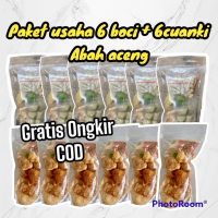 MIX 6 BASO ACI 6 CUANKI ABAH ACENG MAKANAN INSTAN Bawang Food Pedas Kuah