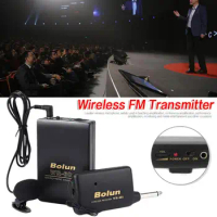 WR601 Wireless Microphone Professional Karaoke Lavalier MIC Conference Teaching Speech FM Transmitter Machine for Live Mixer