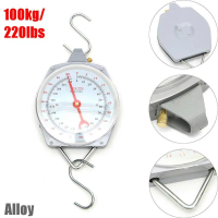 Applicable to 25kg 50kg 100kg 150kg 200kg 220lbs Capacity Alloy Mechanical Hanging Scales Portable M