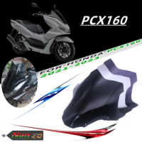 Fits For HONDA PCX160 2019 2020 2021 2022 PCX 160 19 20 21 22 Motorcycle Sports Visor Windshield Windscreen PCX160 2019-2022