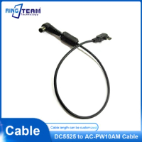 DC5525 to AC-PW10AM PW10AM Power Cable for Sony Camera Alpha A58 A99 A57 A77 II DSLR-A100 A200 A230 A290 A330 A350 A380 A390