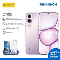 Realme C100i ram 12GB Total 128GB 4/128 4+8 Extend RAM 4GB 128GB C100 i Garansi Resmi Purple