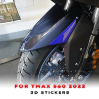 For yamaha tmax 560 2022 fender protection Sticker 3D Tank pad Stickers Oil Gas Protector Cover Decoration