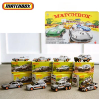 Original Matchbox Car 70th 8 Vehicles 1:64 Diecast Children Toys for Boys NISSAN GTR /ENZ G 63 AMG 6X6 PORSCHE 910 Birthday Gift