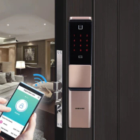 2019 NEW SAMSUNG Fingerprint Digital Wifi Door Lock IoT Keyless SHP-DR719 Big Moritse