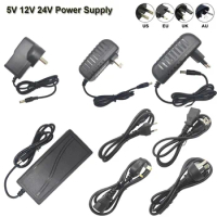 AC100V-240V to DC 5V 12V 24V Lighting Transformer 1A 2A 3A 5A 6A 8A 10A Universal Power Supply Adapter For LED Strips Light CCTV