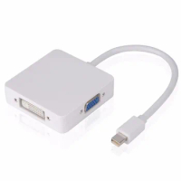 3 In 1 Mini DP DisplayPort To HDMI DVI VGA Cable Adapter for Apple IMac MacBook Pro Air Mini Display Port Converter