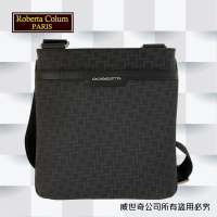 【Roberta Colum】諾貝達百貨專櫃側背包 休閒包 商務包(8913黑色)