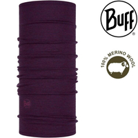Buff 保暖織色-美麗諾羊毛頭巾 113022-609 葡萄霧紫