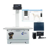 32KW Dog Cat Pet X Ray 200MA Medical Animal X-ray Veterinary Equipment Xray Vet 20KW Veterinary Digital Xray Machine