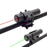 Rifle Red Green Laser Metal Night Sniper Aiming Adjustable Anti-vibration Laser Sight Fixed-point Aiming Hunting Accessories