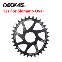 DECKAS 1X12s Bike Chainring MTB Oval Bicycle Chainring For Shimano M6100 M7100 M8100 M9100 12speed Direct Mount Crankset