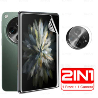 2in1 Camera Glass Hydrogel Film For Oppo Find N3 5G Screen Protector Appo FindN3 N 3 3N OppoFindN3 2023 7.82inch Fold Soft Films