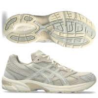 【asics 亞瑟士】GEL-1130 男款 運動 休閒鞋(1201A255-252 灰米 復古 慢跑鞋 走路鞋 麂皮)