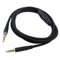 3.5mm Audio Cable Male to Male Headphones Cable Sound Control Headphone Cable for Kingston Skyline Alpha 1.5m Tuning Version