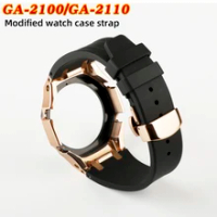 The Third Generation GA2100/2100 Stainless Steel Case Rubber Strap Is Suitable For Casio G Shock GA-2100/2110 Replacement Parts