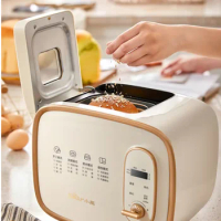 Bear bread maker, toaster toaster, fully automatic household small spit driver, stainless steel 2-piece breakfast artifact
