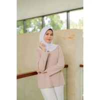 Zoya Marsha hl casual hijab instan polos |  Kerudung Wanita Syari Segi Empat Muslim Basic Santai Nya