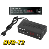 DVB T2 Digital Terrestrial Receiver TV BOX H.265 HD TV Tuner Receptor Support Youtube Europe Spain France EU US UK