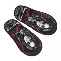 Ozzy Osbourne House Slippers Women Soft Memory Foam Prince Of Darkness Slip On Hotel Slipper Shoes