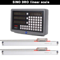 SINO DRO KA300 Linear Incremental Electronic Ruler Glass Scale Displacement Precise Grating DIGIT Lathe Milling Machine SDS6-2V
