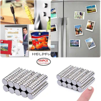 100 Pcs Mini Strong Round Small Rare Earth Magnets Mini Refrigerator Magnets Whiteboard Locker Fridge Diy Crafts Board Cabinets