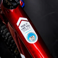 2pcs Mountain Bike Bicycle Frame Stickers Top Tube Sticker Road Bike Decals Waterproof Frame Stickers Bike MTB Accessories