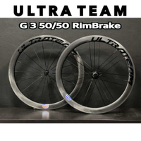 Tax exemption  ล้อจักรยานเสือหมอบคาร์บอน ULTRATEAM G3 50mm. ริมเบรค สินค้าขายดีพร้อมประกันจากทางบริษ