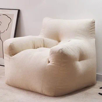 Living Room Lazy Bean Bag Sofa Couch Bedroom Auvents Single Recliner Comfy Bean Bag Sofa Floor Puffs Asiento Furnitures Sofa HDH