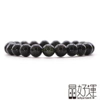 【晶好運】天然金滿綠髮手珠9mm/招財開運石(BB-401/現貨)