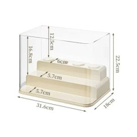 內地直送 - 【嚴選】盲盒展示架收納防塵亞克力手辦展示櫃泡泡瑪特適用展示盒