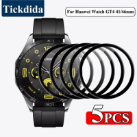 5PCS Protector Film for Huawei Watch GT 4 46mm 41mm Full Screen Soft Film for Huawei GT 4 GT4 Not Tempered Glass