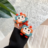 Cartoon Robot Cute Lovely Case for Samsung Galaxy Buds Pro Live 2 Buds2 Pro FE Cover Protective Shell for GalaxyBuds