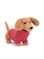 ตุ๊กตา Sweater Sausage Dog Pink