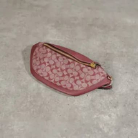 Tas COACH WARREN MONOGRAM DENIM RED WAIST BAG 100% ORIGINAL 28X16X16CM