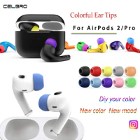 DIY Candy Color For Apple AirPods Pro 2 Eartips In Ear Tips For AirPods Pro Earphone Covers Earpads Silicone Earbuds Accessories