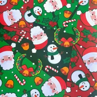 KERTAS KADO NATAL SANSAN WAWA JUMBO SANTA HEAD