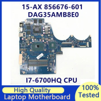 856676-601 856676-501 856676-001 DAG35AMB8E0 For HP 15-AX With SR2FQ I7-6700HQ CPU GTX960M 2GB Laptop Motherboard 100% Tested OK