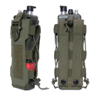 Outdoor Travel Kettle Bag Sport Bag Tactical Molle Water Bottle PouchCanteen Cover Holster EDC Multifunctional Bottle Pouch