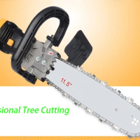 Powerful electric chain saw, Professional tree cutting machine, Wood saw grinder,Hand-held electric saw