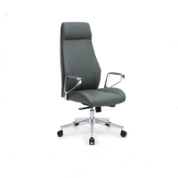Boss's Chair, Cowhide Rotating Office Chair, Lifting Backrest, Computer Chair, Comfortable and Long-lasting Ergonomic Chair