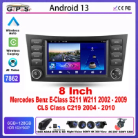 8 Inch Android For MERCEDES BENZ E-CLASS S211 W211 2002 - 2009 CLS CLASS C219 2004 - 2010 DSP Auto Carplay GPS Navigation Wifi