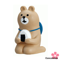 日本DECOLE 療癒小物 公仔 攝影道具 - 吃飯糰的小熊 ( ZCB-82726 ) Concombre 現貨